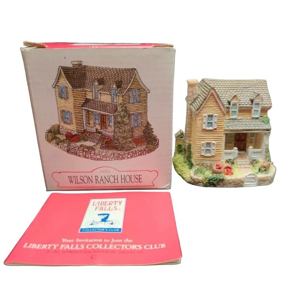Vintage 1995 Liberty Falls Americana Collection -‎ Wilson Ranch House AH91